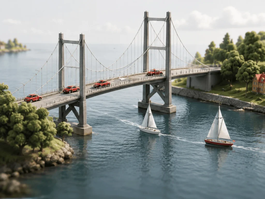 Lillebæltsbroen ved Middelfart